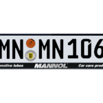 MANNOL License Plate Frame 1064